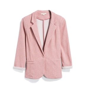 Melodie Stitch Fix Pink Textured Knit Blazer